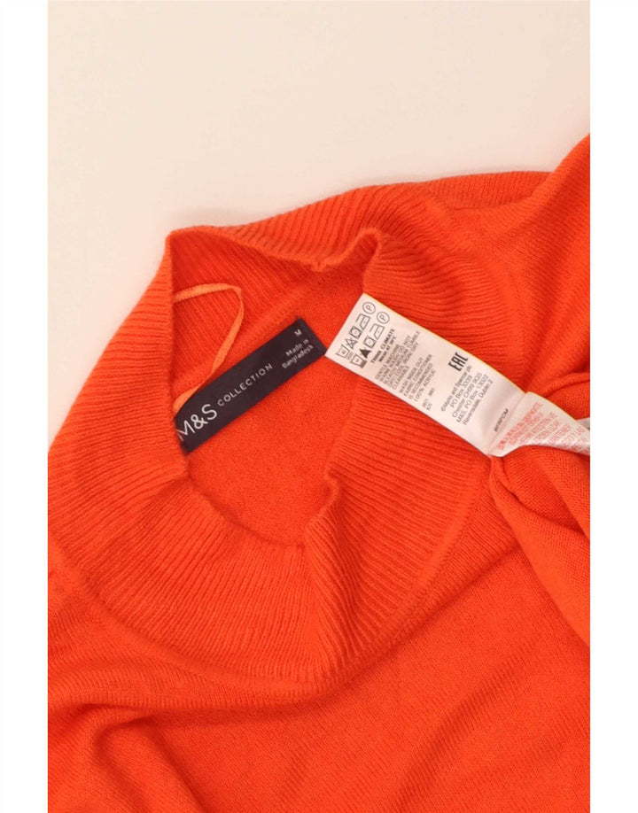 Marks & Spencer ženski džemper s kornjačičastim ovratnikom UK 14 srednje narančasta