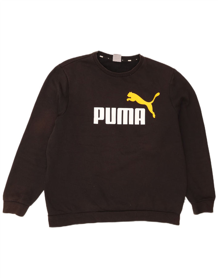 Puma muška majica s motivima XL crni pamuk
