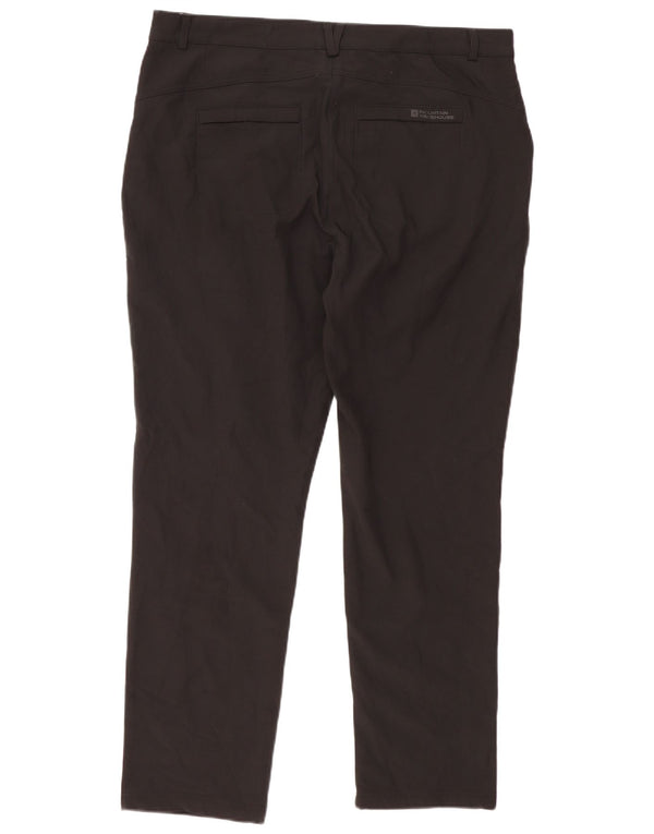 Mountain Warehouse Ženske ravne chino hlače UK 18 XL W38 L30 Crne