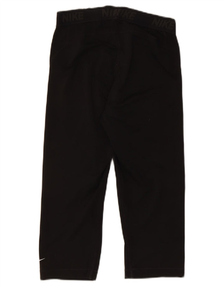 Nike ženske Graphic Capri tajice UK 12 Srednji crni poliester