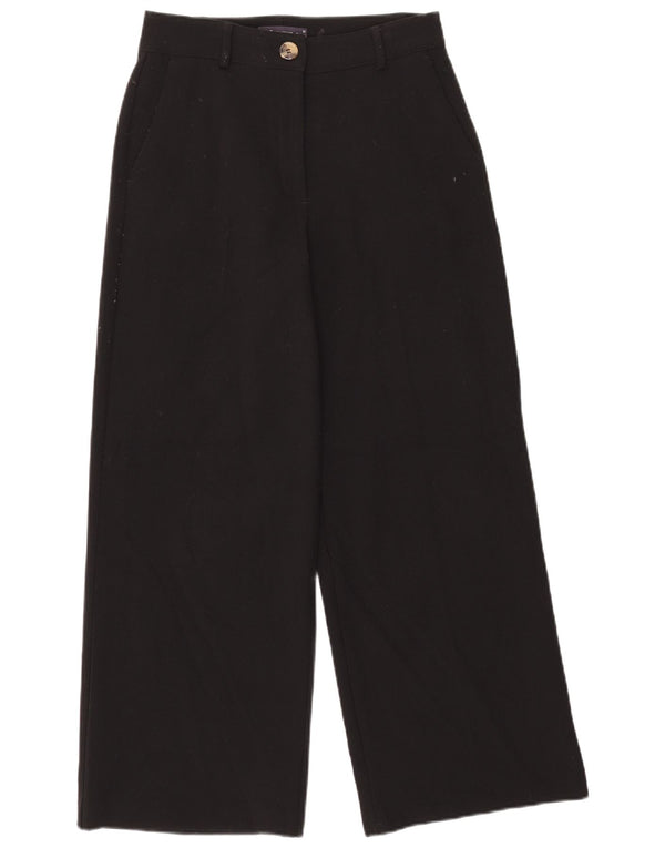 Marks & Spencer ženske ležerne hlače visokog struka UK 10 male W27 L28 crne