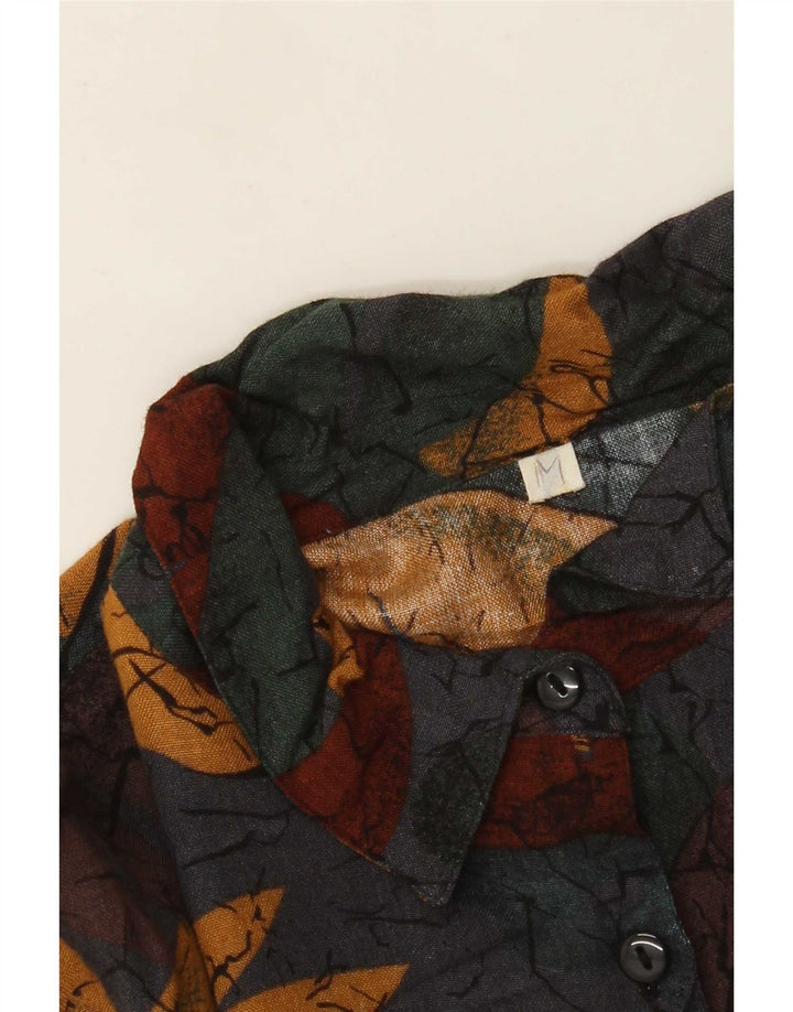 Vintage ženska košulja bluza UK 14 srednje raznobojna cvjetna