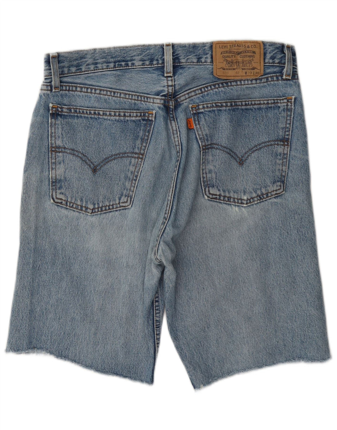 Levi's muške 515 traper kratke hlače W33 srednje plavi pamuk
