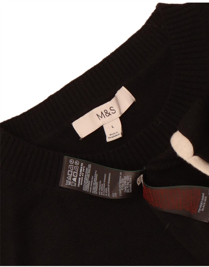 Marks & Spencer muški prsluk bez rukava Veliki crni poliester