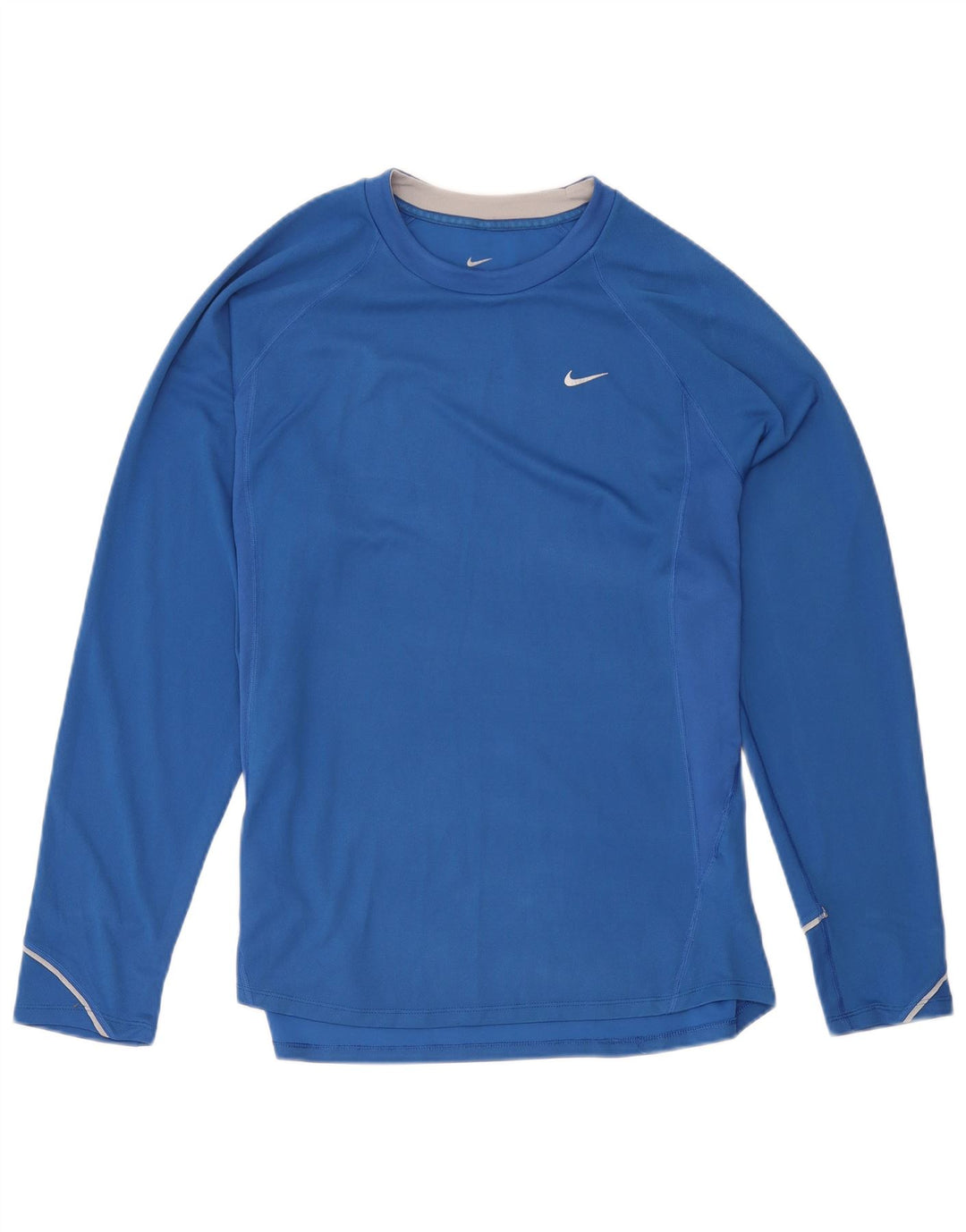 Nike Ženska Dri Fit majica dugih rukava UK 20/22 XL plavi poliester