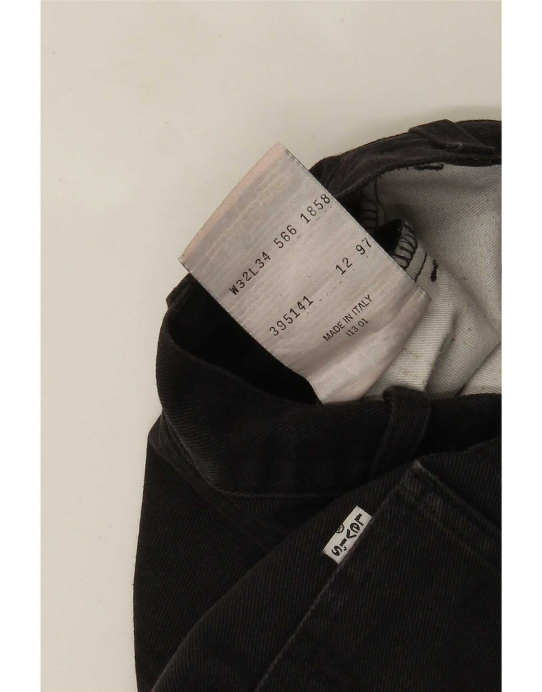 Levi's ženske ravne traperice W32 L28 crni pamuk