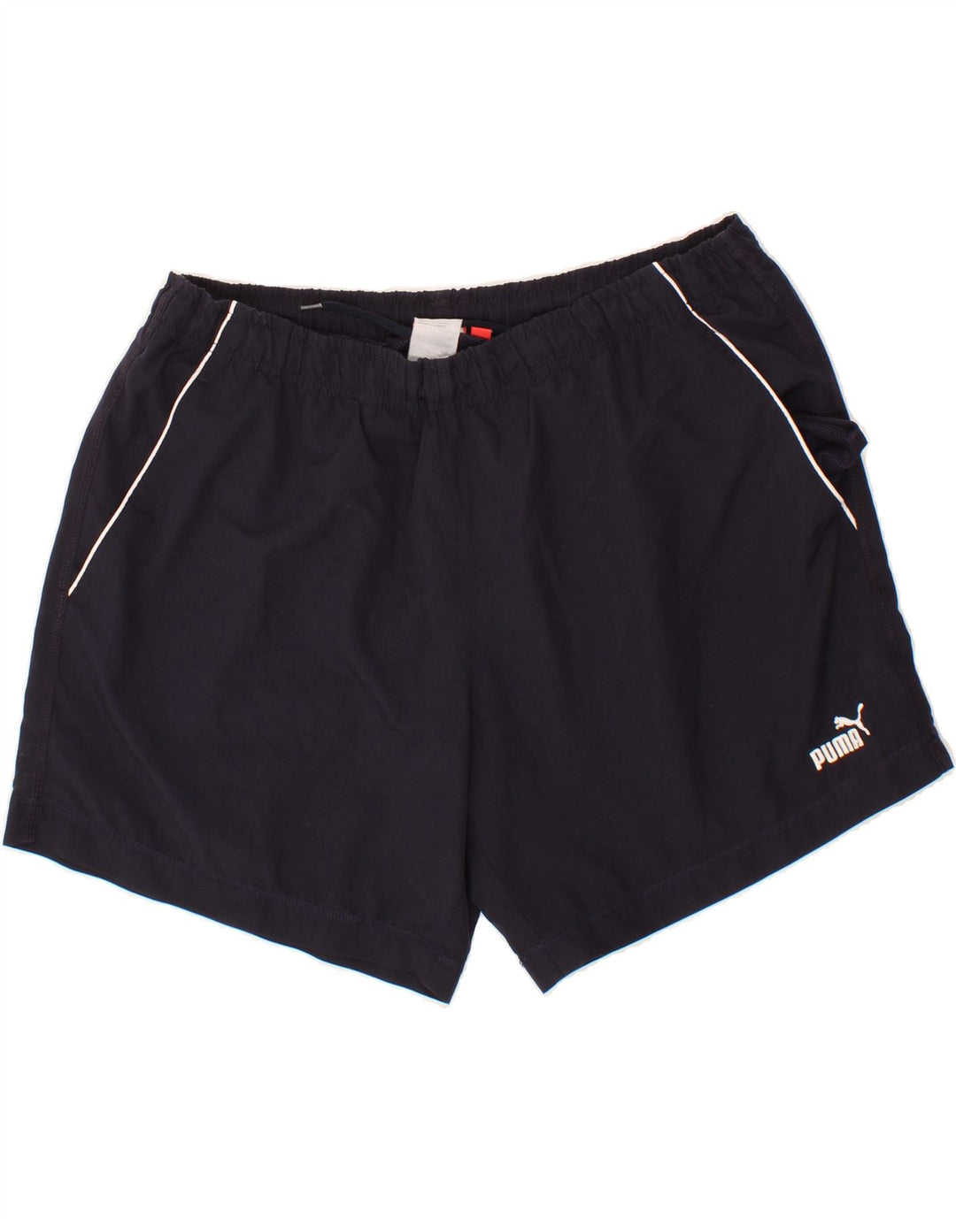 PUMA Mens Sport Shorts XL Navy Blue Polyester Vintage Puma and Second-Hand Puma from Messina Hembry 