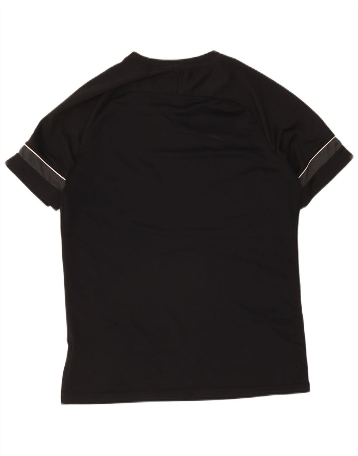 Nike Dri Fit Graphic T-Shirt Top Veliki crni Colourblock poliester