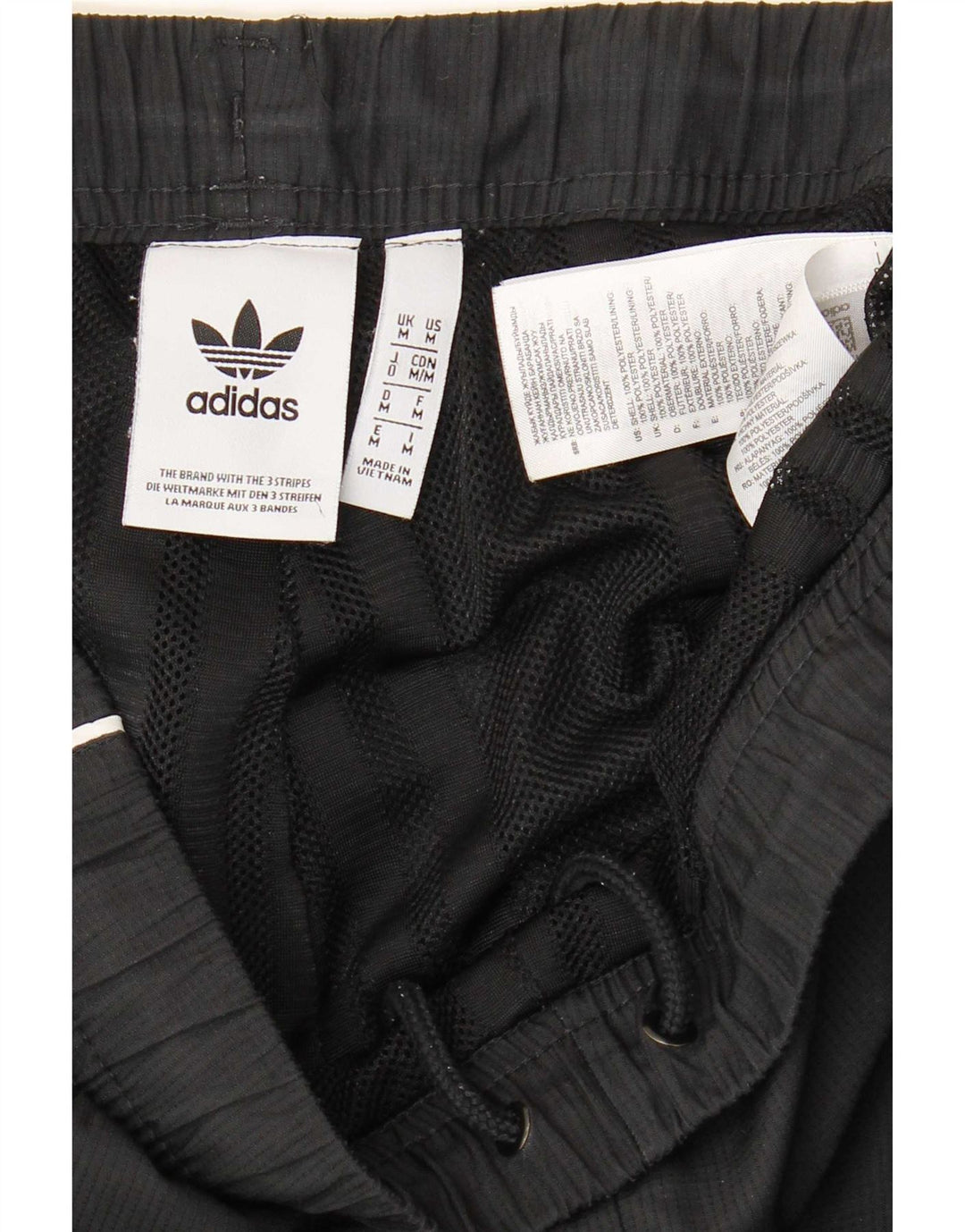 Adidas muške trenirke hlače Joggers srednje crne boje poliester