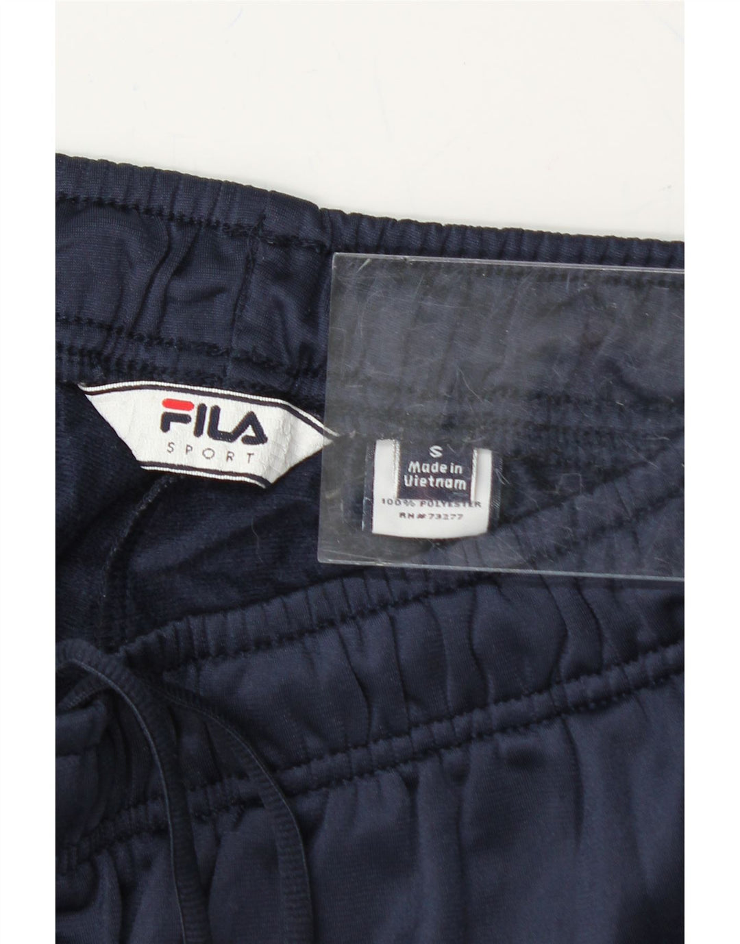 FILA Mens Tracksuit Trousers Small  Navy Blue Polyester Vintage Fila and Second-Hand Fila from Messina Hembry 