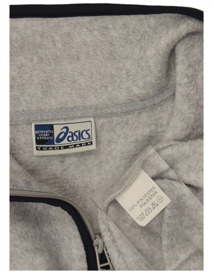 Asics muški džemper od flisa s patentnim izrezom XL sivi poliester
