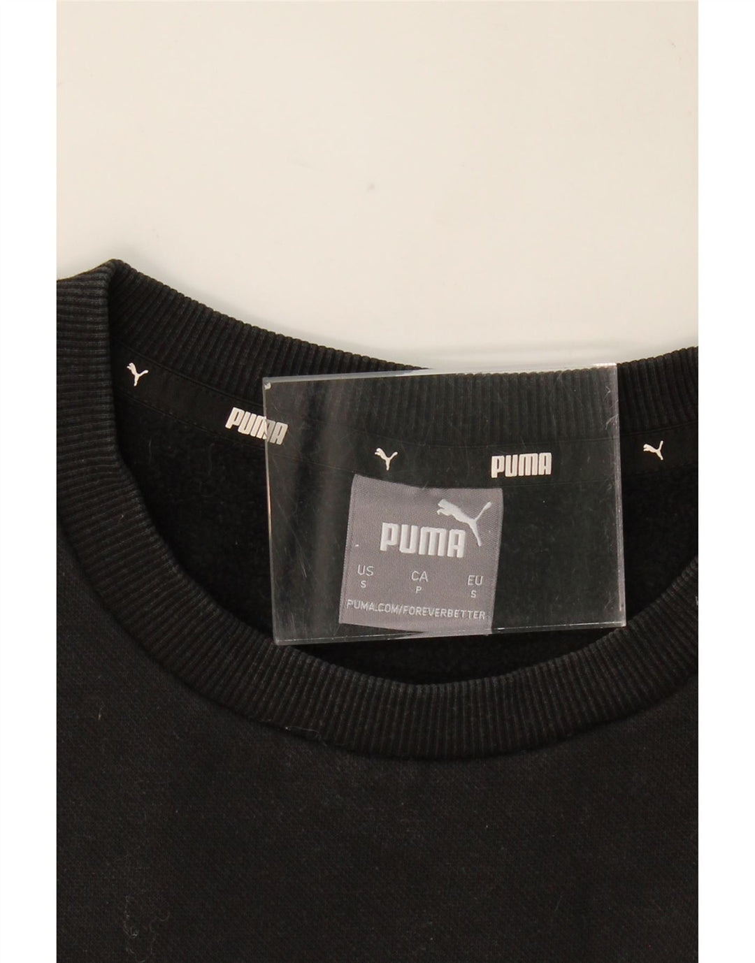 PUMA Mens Sweatshirt Jumper Small Black
