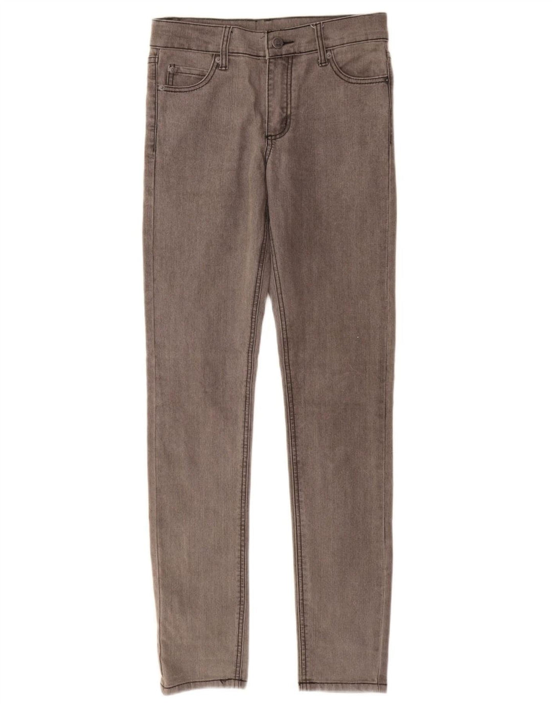 CHEAP MONDAY Ženske uske traperice W27 L32 Sivi pamuk