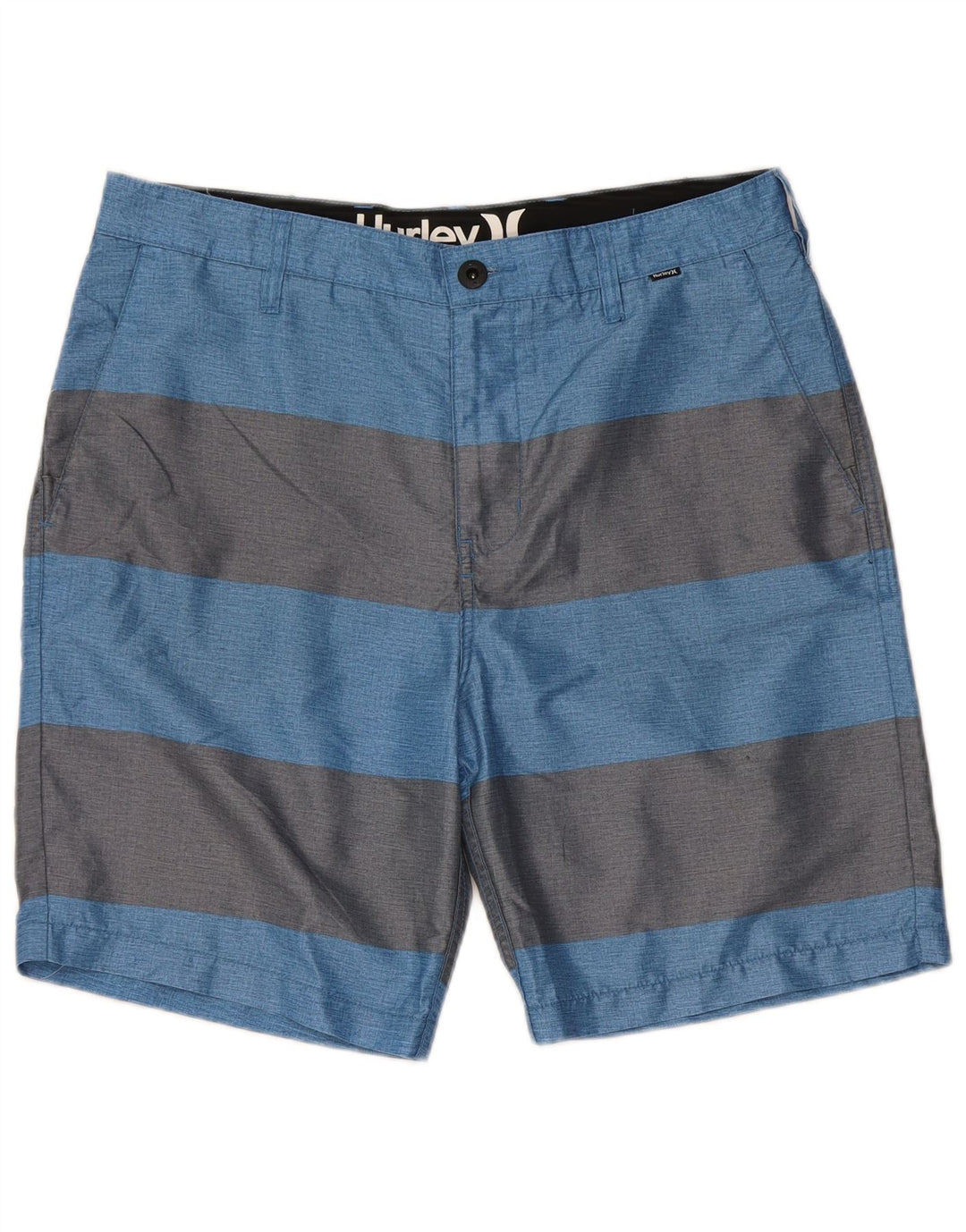 Hurley muške chino kratke hlače W33 srednje plavi prugasti poliester