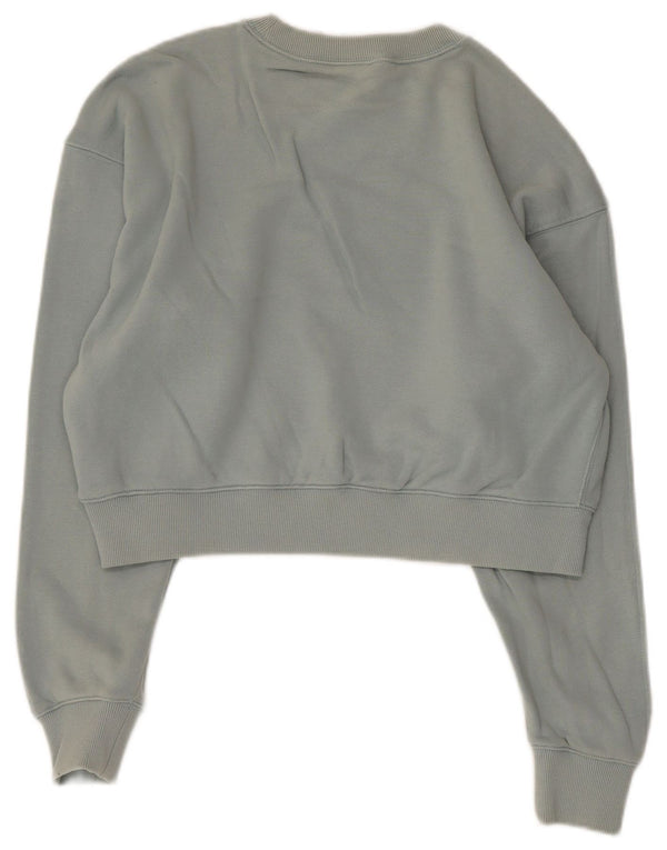 Adidas ženski kratki kratki džemper UK 6 XS plavi pamuk