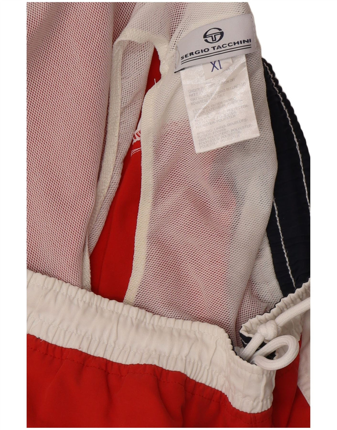 SERGIO TACCHINI Muške kratke hlače za kupanje s grafičkim motivima XL Red Colourblock Poliester