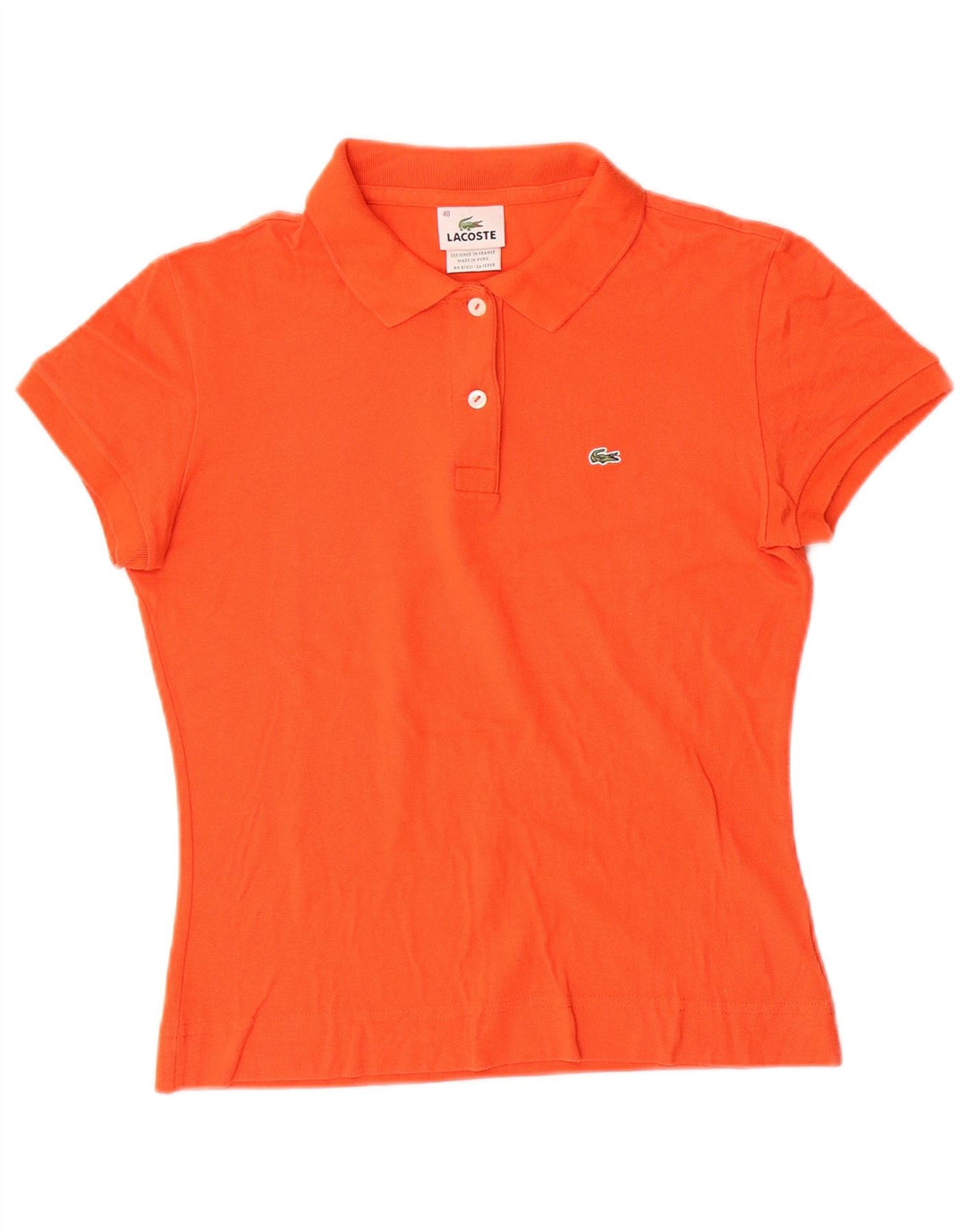 Lacoste ženska polo majica veličine 40 srednje narančasta pamuk