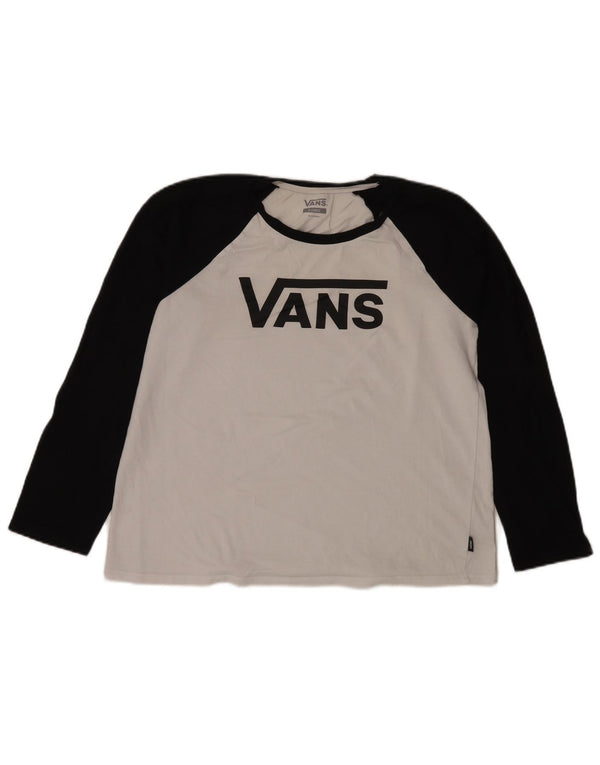 Vans Ženska majica dugih rukava s grafikama UK 18 XL Bijela boja