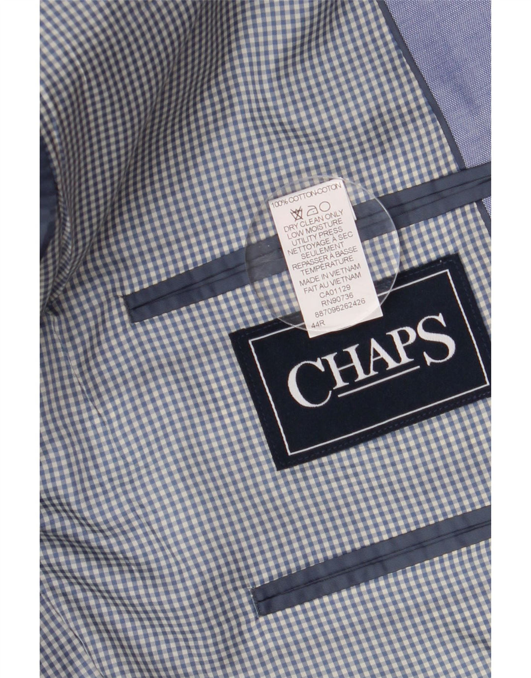 CHAPS Muška jakna sa 2 gumba UK 44 2XL plavi pamuk