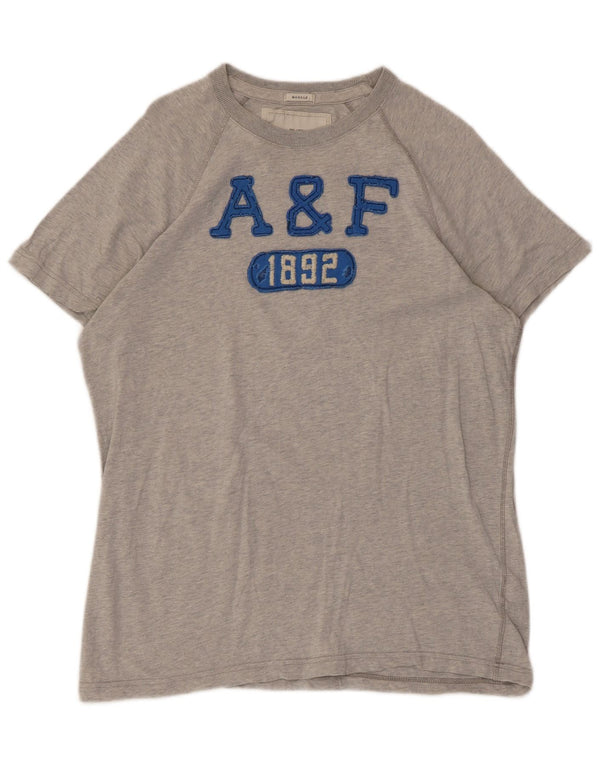 Abercrombie & Fitch Muška majica kratkih rukava s grafičkim motivima, velike sive mrlje