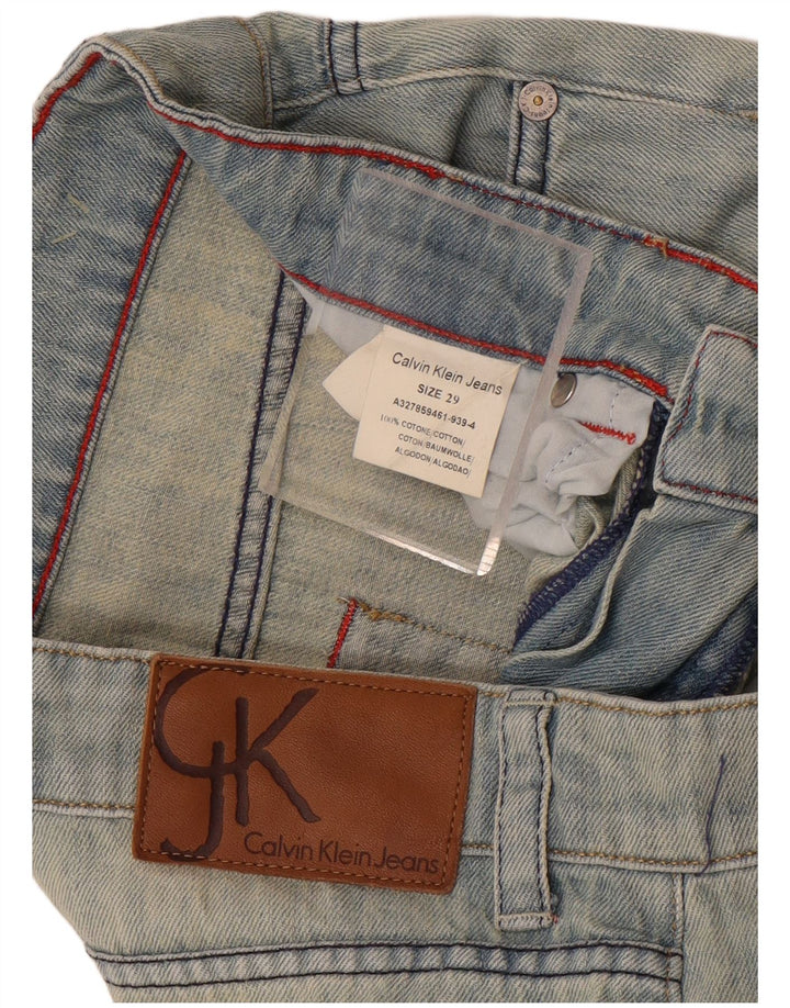Calvin Klein ženske ravne traperice W29 L32 plavi pamuk