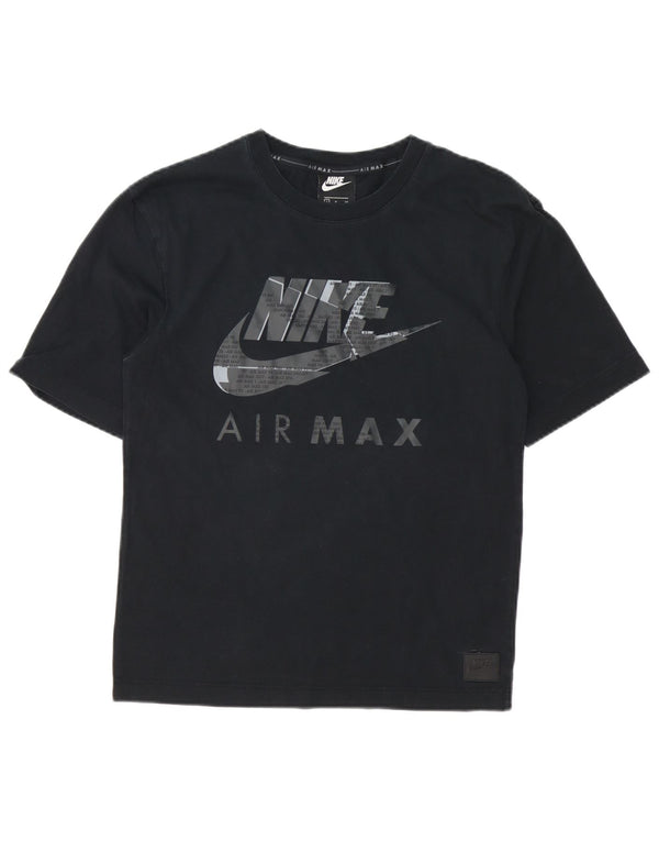 Nike Mens Graphic T-Shirt Top Small Black Cotton