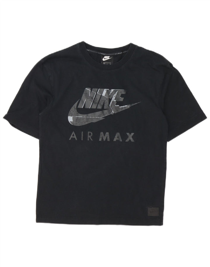 Nike Muška majica kratkih rukava s grafičkim motivima, mala, crna pamučna