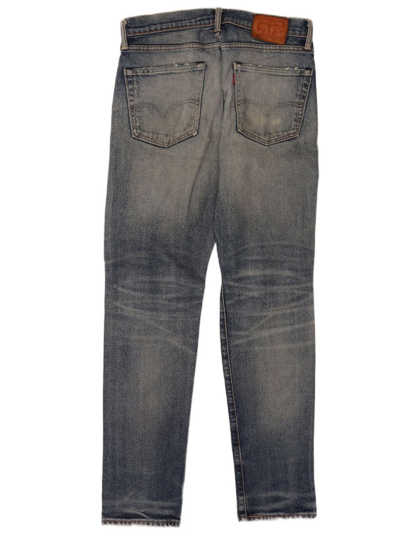 Levi's muške 502 sužene traperice W31 L34 plavi pamuk