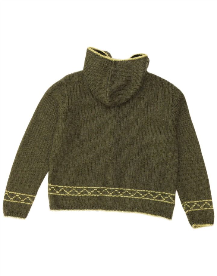 ROYAL ROBBINS Ženski pulover s kapuljačom UK 16 Large Green Fair Isle