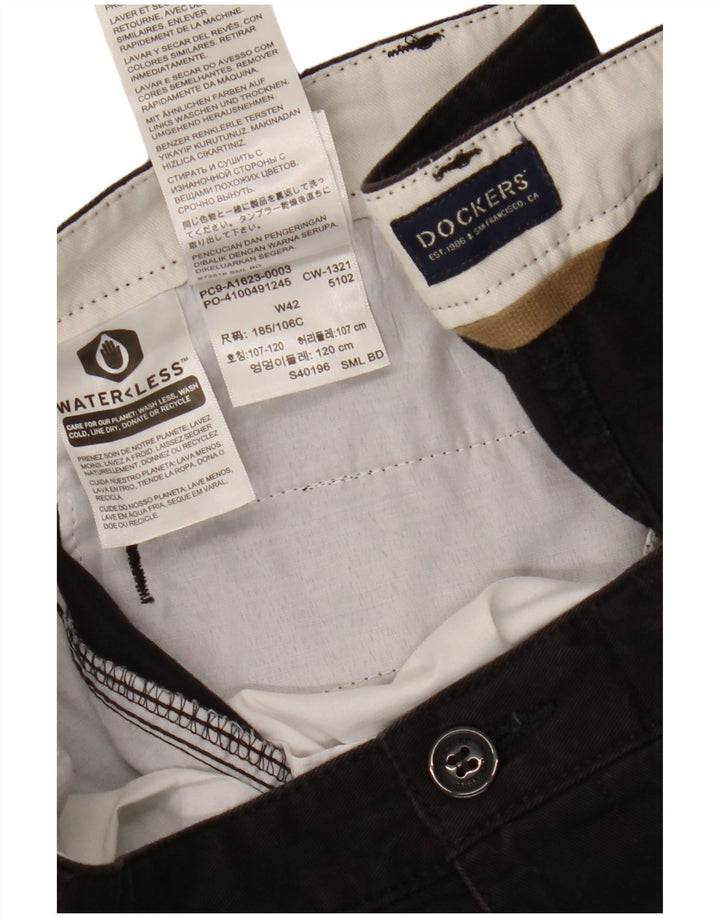 DOCKERS Muške kargo kratke hlače W42 2XL crni pamuk