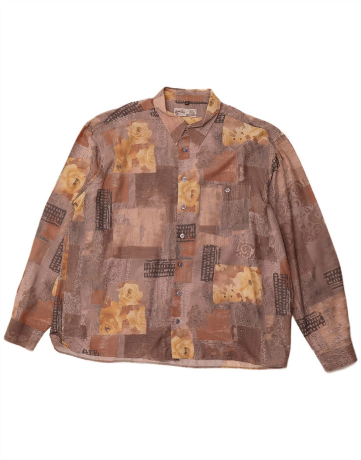 Angelo Litrico muška košulja veličina 45/46 2XL višebojna patchwork viskoza