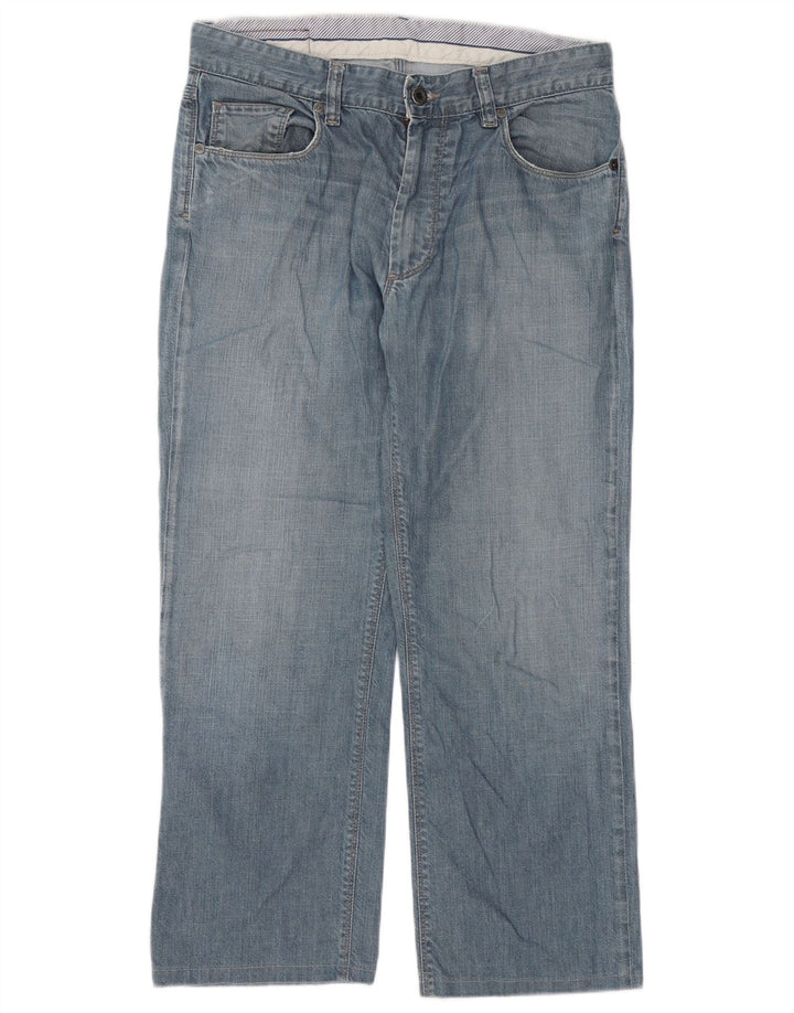 Ženske ravne traperice Massimo Dutti W34 L26 Plave