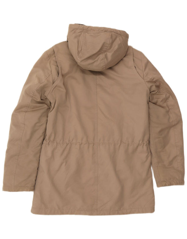 Harmont & Blaine Mens Hooded Parka Jacket UK 40 Large Beige