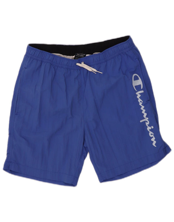 Plivačke kratke hlače Champion Boys Graphic 15-16 Years 2XL plavi poliamid