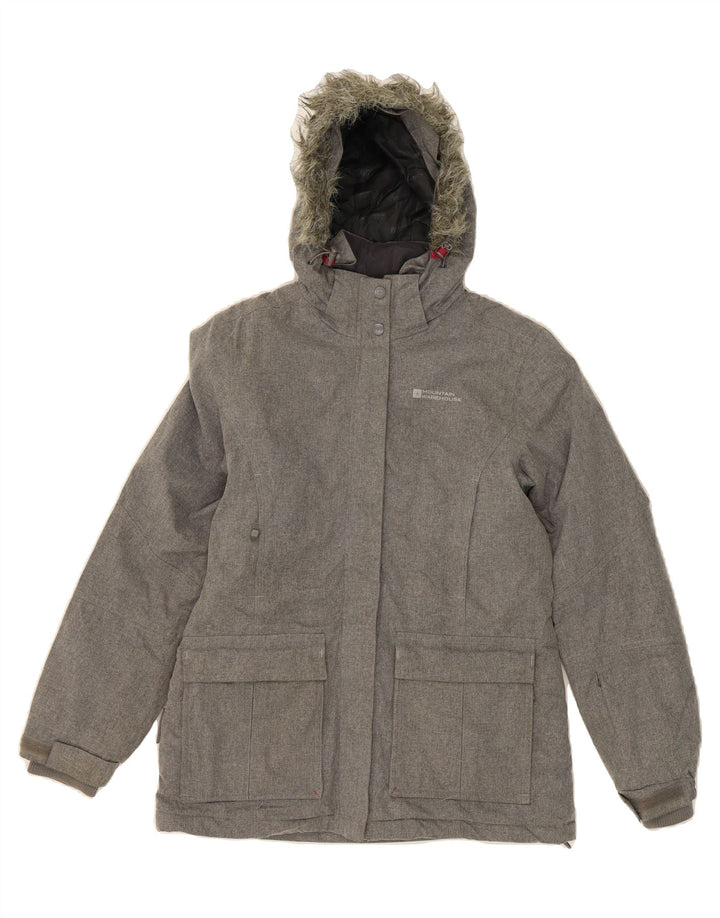 MOUNTAIN WAREHOUSE Womens Loose Fit Windbreaker Jacket UK 10 Small  Grey Vintage Mountain Warehouse and Second-Hand Mountain Warehouse from Messina Hembry 