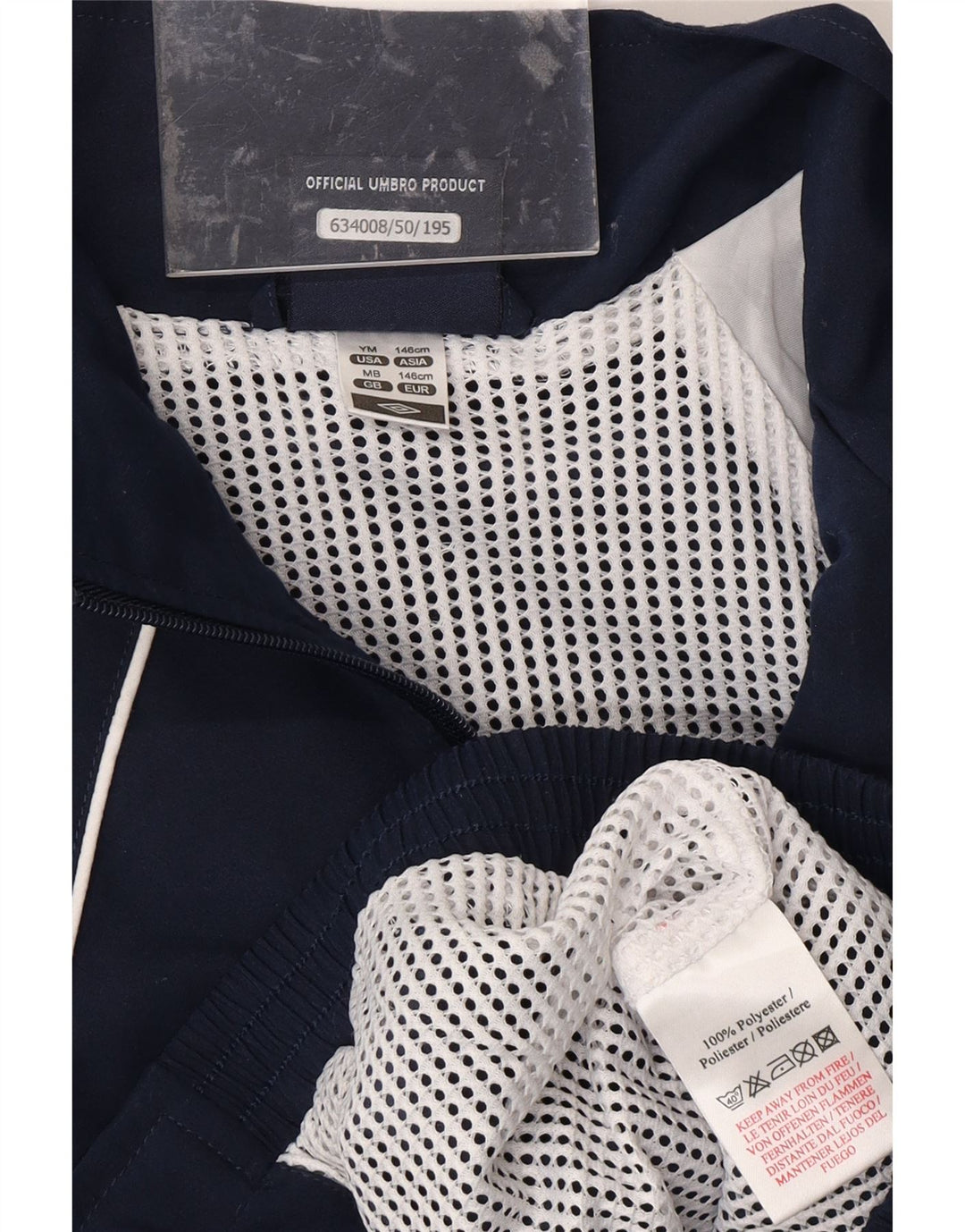 UMBRO Boys Graphic Gornja jakna trenirke 10-11 godina srednje tamnoplava