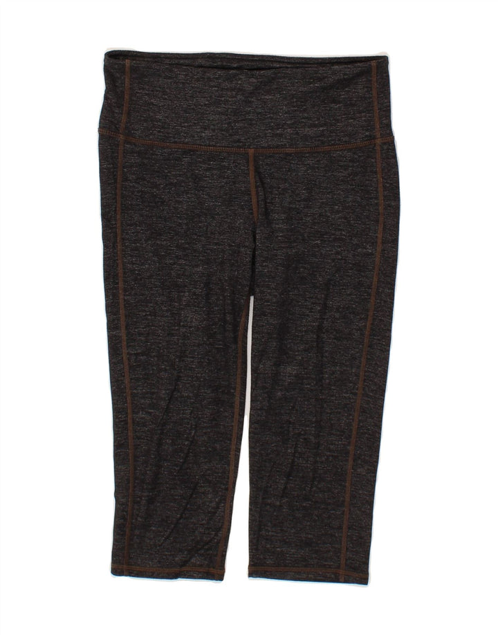 ATHLETA Womens Leggings UK 8 Small  Grey Flecked Nylon Vintage Athleta and Second-Hand Athleta from Messina Hembry 