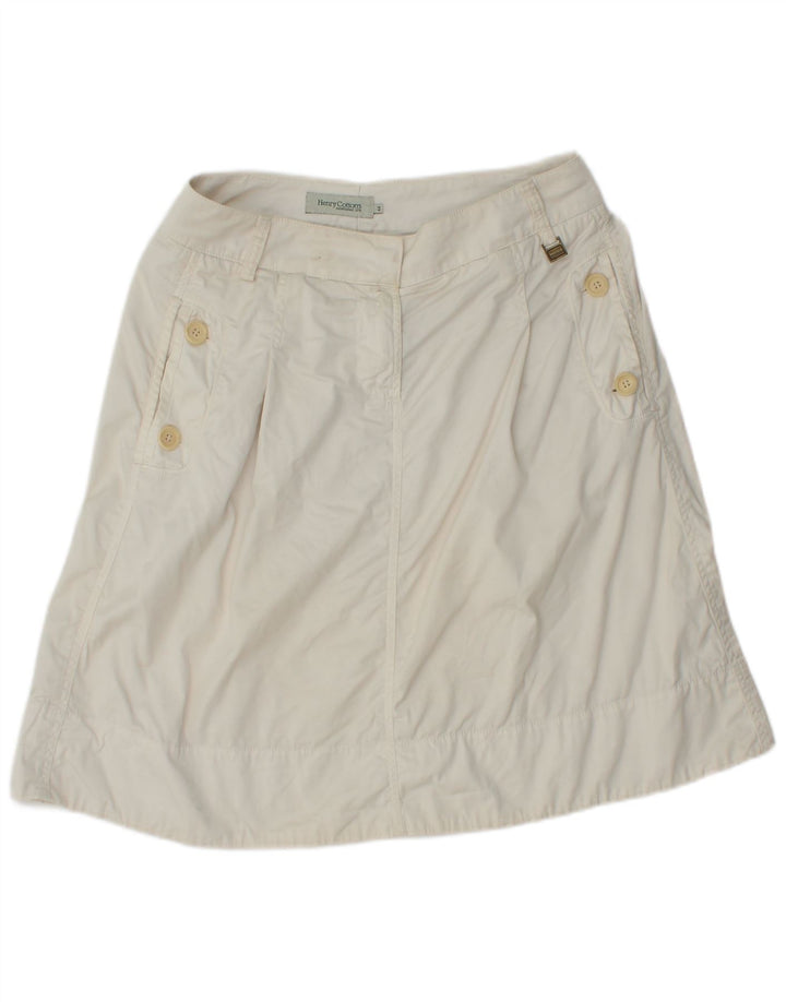 HENRY COTTONS Ženska suknja A-kroja IT 44 Srednje W30 Bijeli pamuk