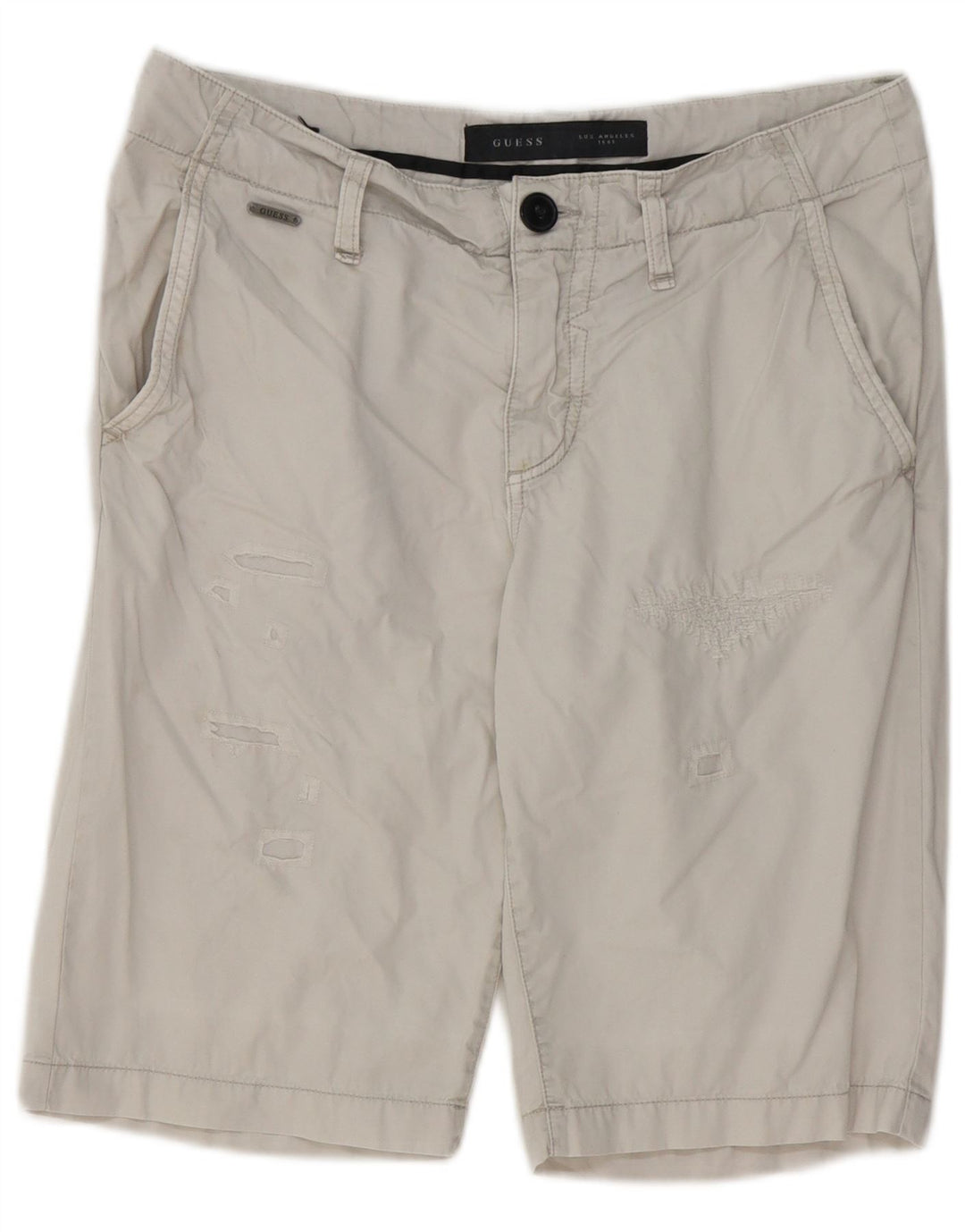 Muške kratke chino hlače Guess W29, mali sivi pamuk