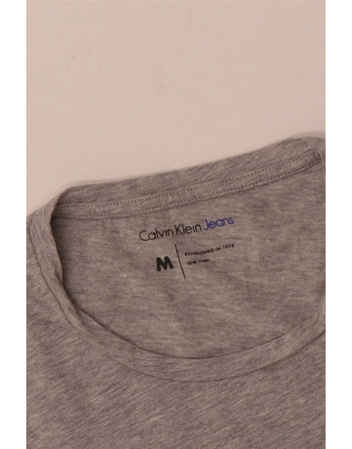 Calvin Klein Jeans muška majica kratkih rukava s grafičkim motivima, srednje siva s mrljama