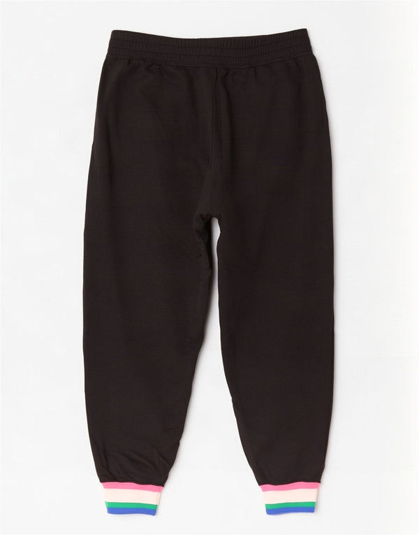 Nike Ženska trenirka Hlače Joggers UK 14 Large Black Colourblock Cotton