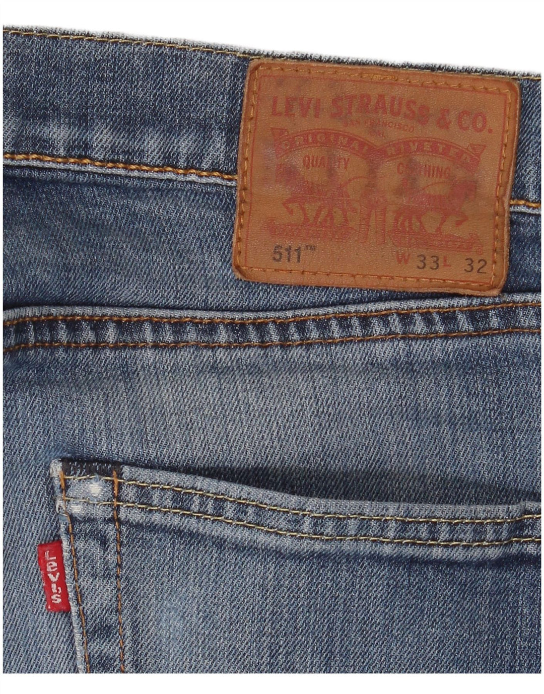 Levi's muške 511 uske traperice W33 L32 Plave