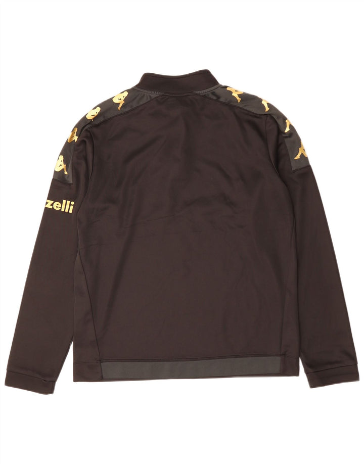 Kappa Mens Spezia Calcio Graphic Pulover Trenirka Top Large Black