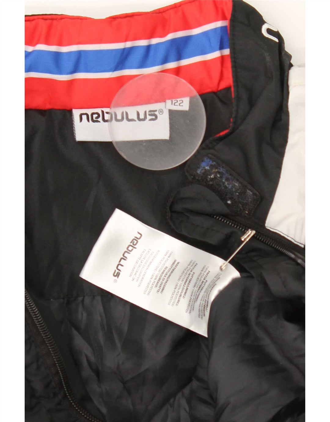 Skijaški kombinezon Nebulus Boys Graphic 7-8 Years Black Colourblock Poliester