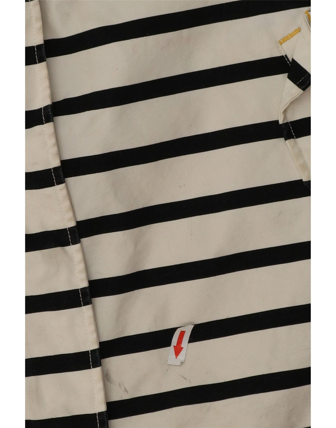 Velika ženska vodootporna jakna s kapuljačom Joules UK 18 XL na bijele pruge