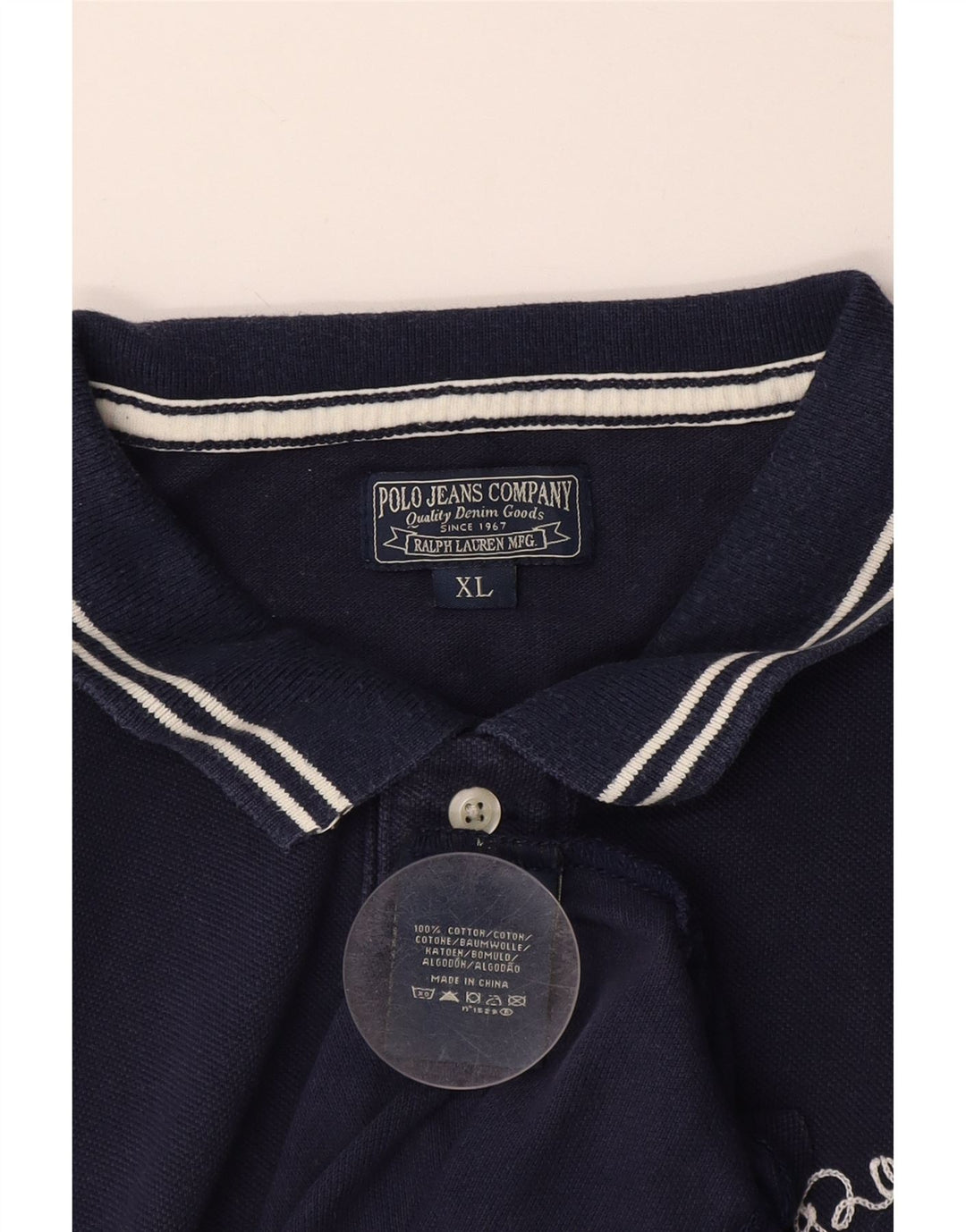POLO RALPH LAUREN muška polo majica XL tamnoplavi pamuk