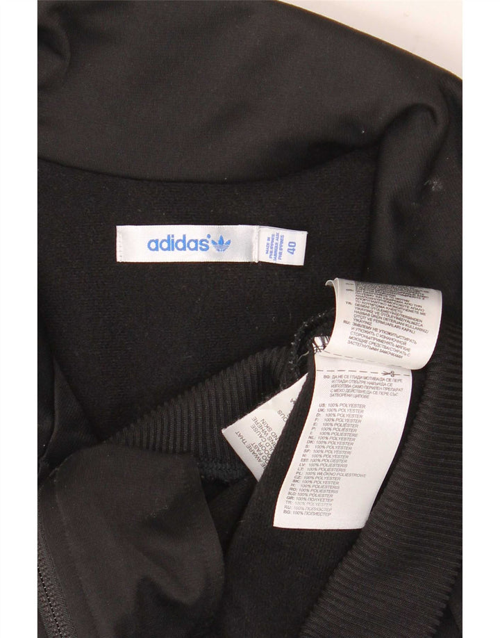 Adidas ženska gornja jakna trenirke s grafičkim motivima EU 40, srednji crni poliester