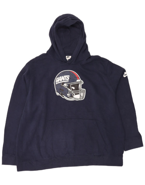 Nike muška majica s kapuljačom New York Giants s grafičkim motivom 3XL tamnoplavi pamuk