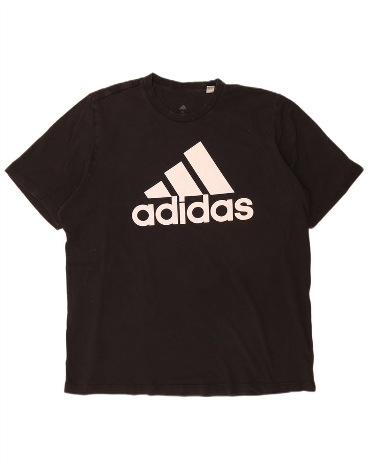 ADIDAS muška majica s grafičkim motivima XL, crni pamuk