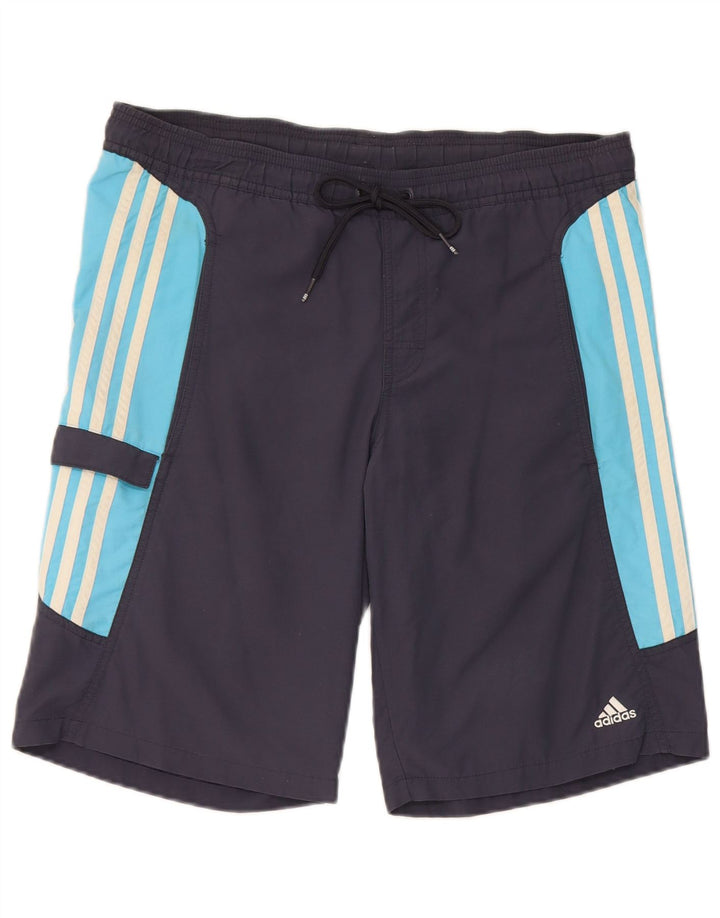 Adidas muške kargo kratke hlače za kupanje male tamnoplave poliesterske boje